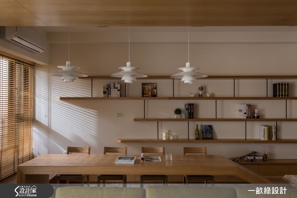 位於新竹縣新竹市的 40 坪新成屋大空間，在設計師姚廷